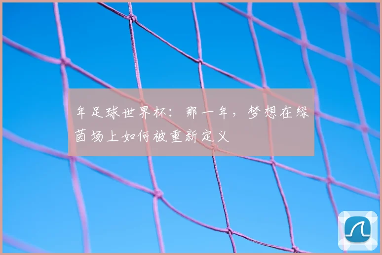 年足球世界杯:那一年,梦想在绿茵场上如何被重新定义