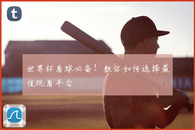 世界杯看球必备！教你如何选择最佳观看平台