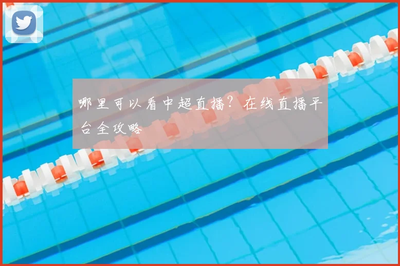 哪里可以看中超直播？在线直播平台全攻略